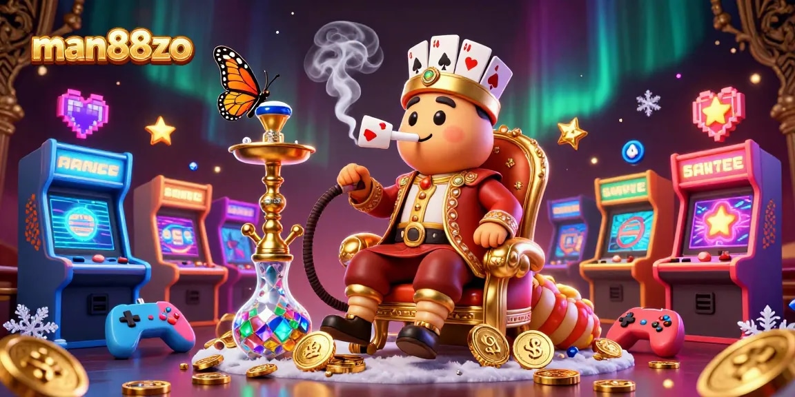Experience thrilling winnings at man88zo with vibrant casino symbols and engaging game elements.