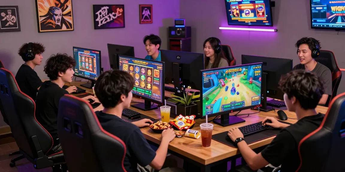 Engaged players enjoying a thrilling gaming experience on Sunwin platform with vibrant graphics in a cozy environment.