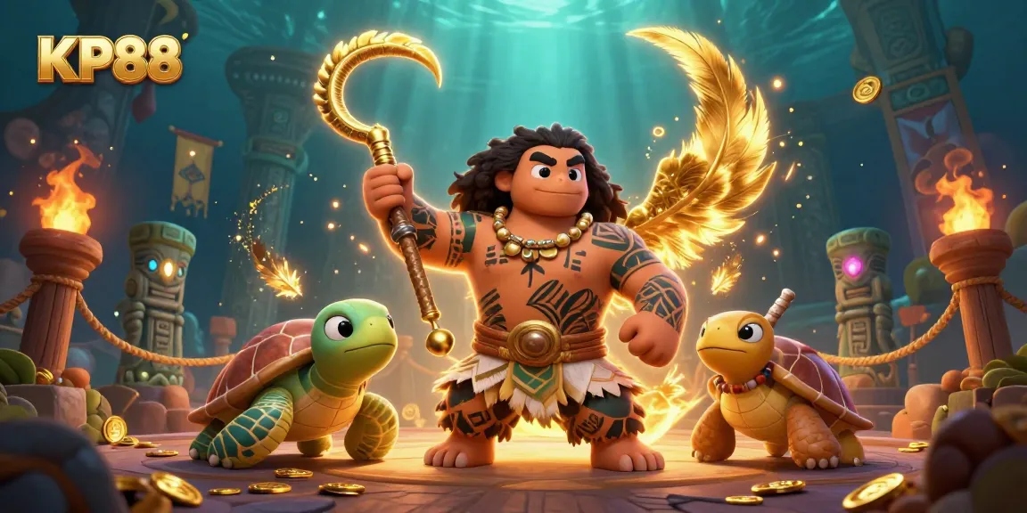 Experience thrilling gameplay at KP88 with vibrant 3D characters in an exciting gambling world.