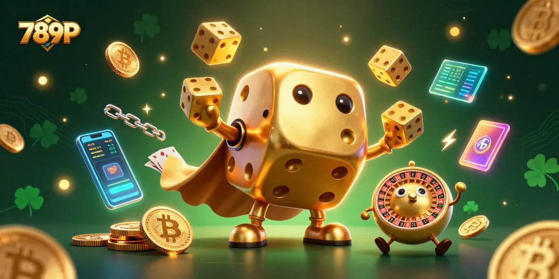 Experience thrilling animations with 789P's dynamic character and vibrant casino-themed elements.